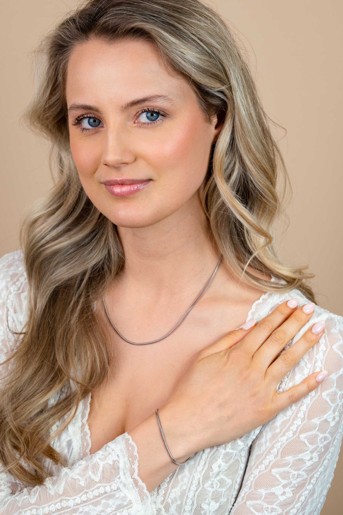 ZINZI Zilveren Ketting ZIC2849