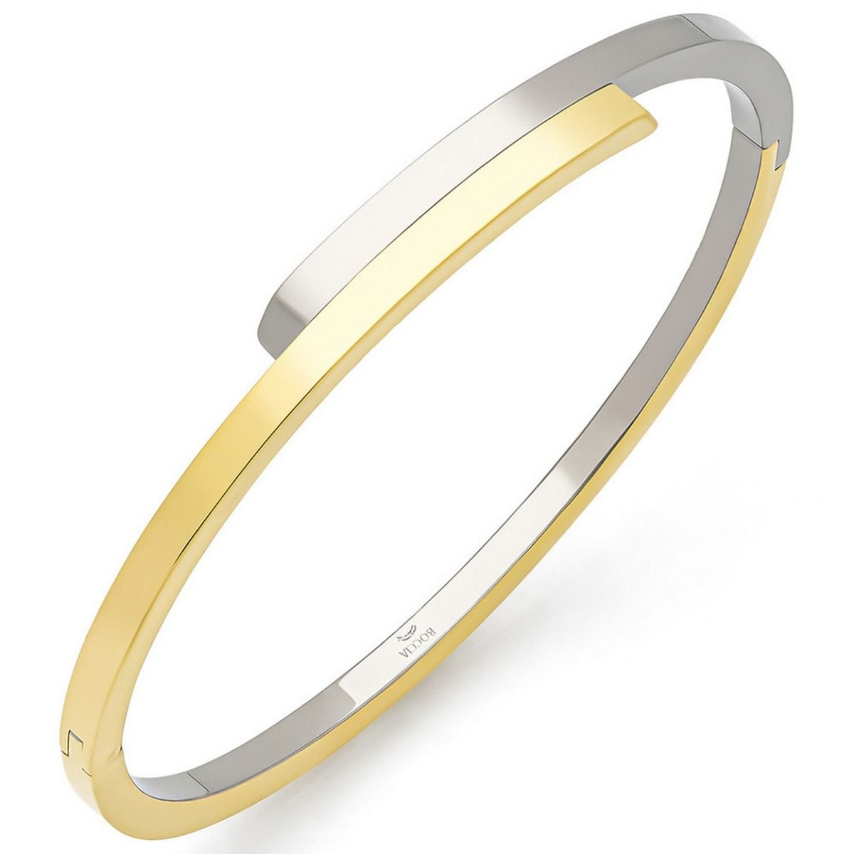 Boccia 03041-05 Armband Bangle Titanium Zilver- En Goudkleurig 60-51 mm, exclusief en kwalitatief hoogwaardig. Ontdek nu!