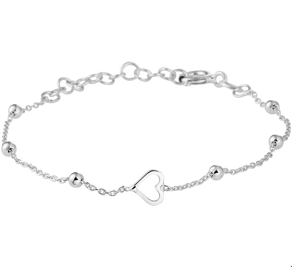 Fantasy Collection Armband hart 1,0 mm 9 + 2 cm - PSN1330484, exclusief en kwalitatief hoogwaardig. Ontdek nu!