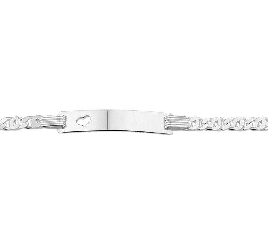 Fantasy Collection Graveerarmband hart plaat 5,0 mm 14 - 16 cm - PSN1015793, exclusief en kwalitatief hoogwaardig. Ontdek nu!