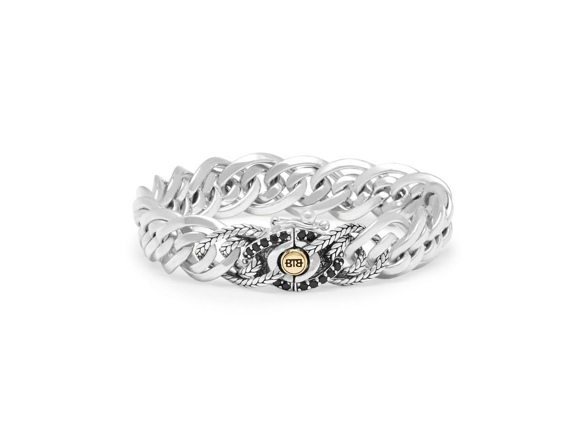Buddha to Buddha Nathalie XS Black Spinel Limited armband J850 Silver Gold 14kt, exclusief en kwalitatief hoogwaardig. Ontdek nu!