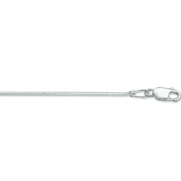 Zilveren collier slang achtzijdig 1,0 mm PSN1008119, exclusief en kwalitatief hoogwaardig. Ontdek nu!