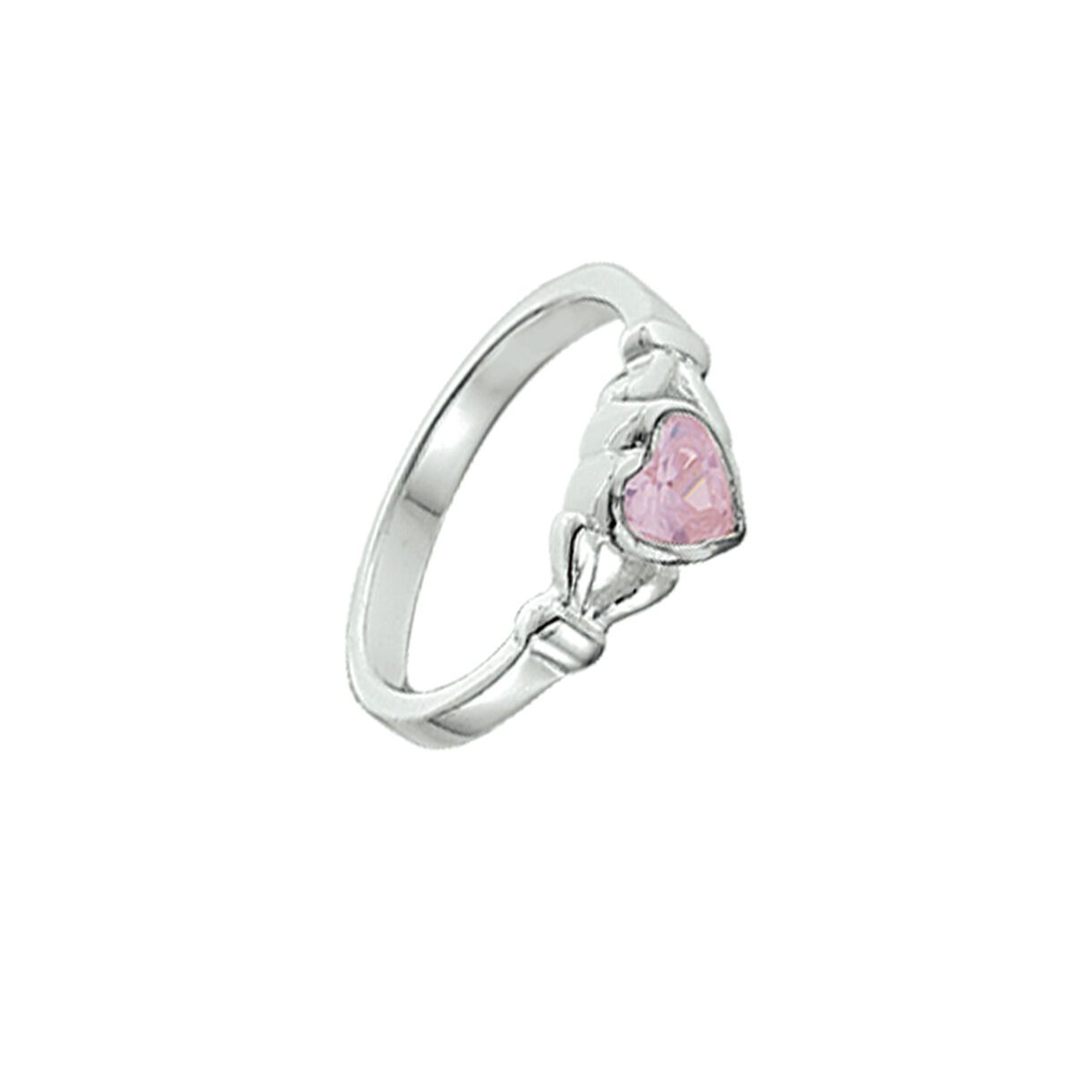 Zilveren kinderring hart met roze zirkonia 1014910, exclusief en kwalitatief hoogwaardig. Ontdek nu!
