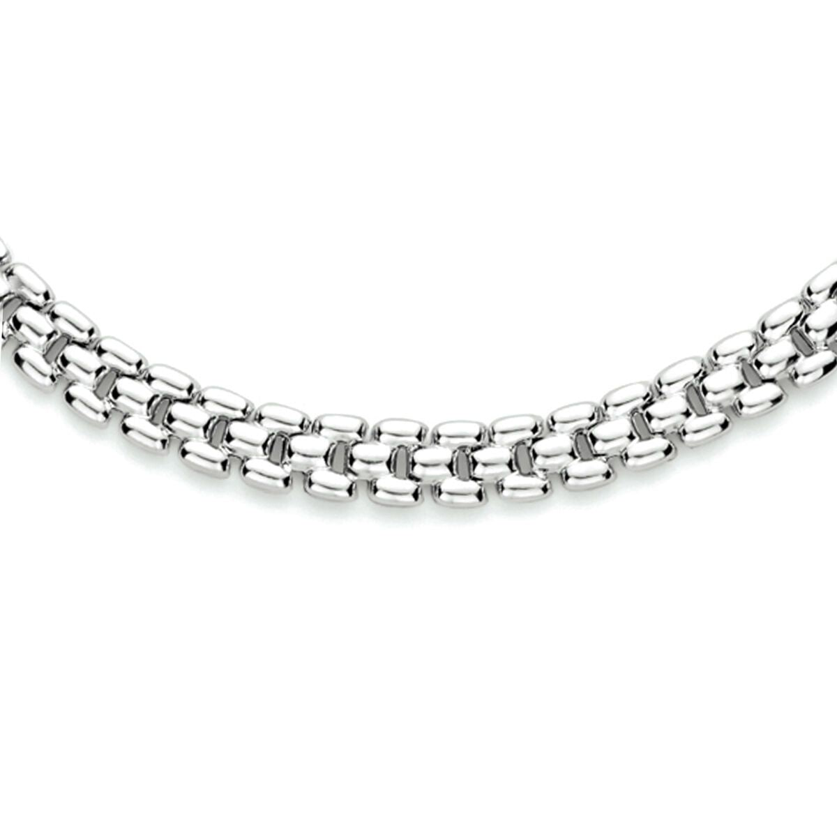 Zilveren collier panter 6,9 mm 43 cm 1333943, exclusief en kwalitatief hoogwaardig. Ontdek nu!