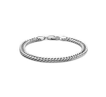 Zilveren armband geslepen gourmet 5,6 mm 18 cm 1334037, exclusief en kwalitatief hoogwaardig. Ontdek nu!