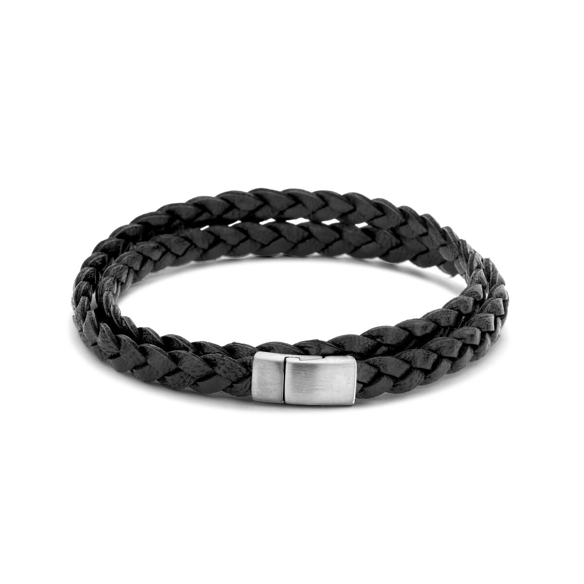 Armband leer heren zwart 7,0 mm - PSN1335542, exclusief en kwalitatief hoogwaardig. Ontdek nu!