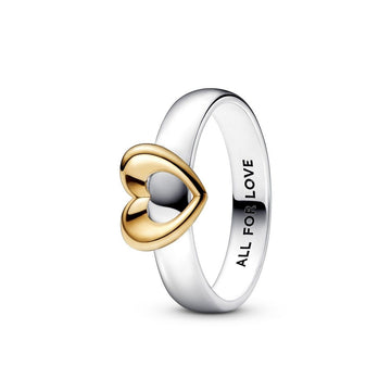 Pandora Radiant Two-tone Sliding Heart Ring 162504C00, exclusief en kwalitatief hoogwaardig. Ontdek nu!