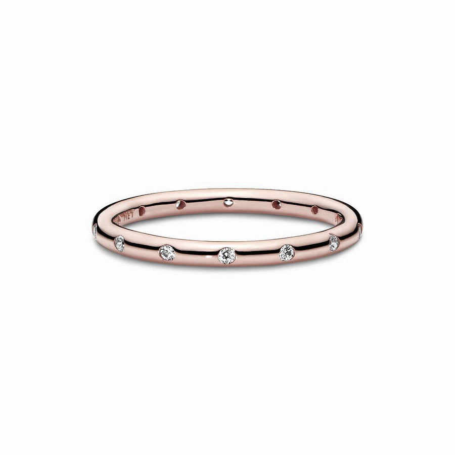 PANDORA Simple Sparkling Band Ring 180945CZ