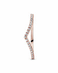 Pandora Sparkling Wishbone Ring 186316CZ, exclusief en kwalitatief hoogwaardig. Ontdek nu!