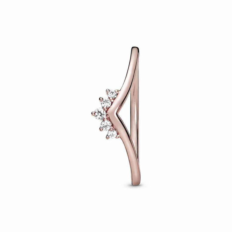 PANDORA Tiara Wishbone Ring 188282CZ