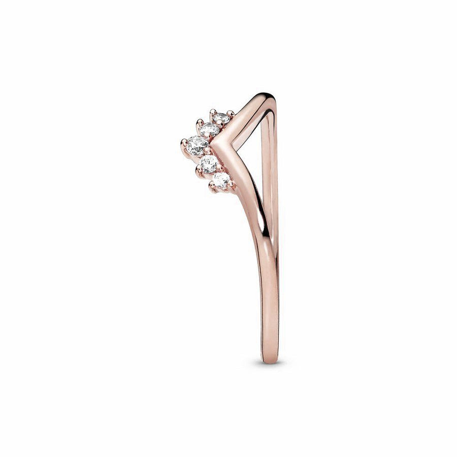 PANDORA Tiara Wishbone Ring 188282CZ