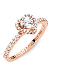 Pandora Ring Sparkling Heart 188421C02, exclusief en kwalitatief hoogwaardig. Ontdek nu!