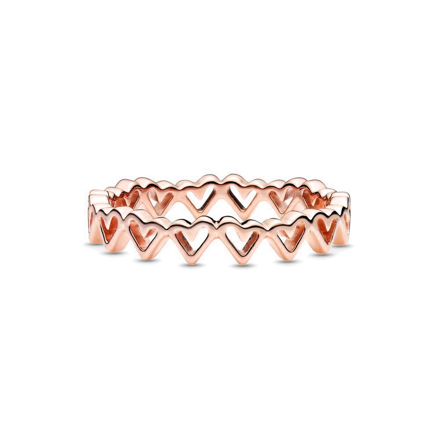 PANDORA Vrije Hand Harten Ring 188696C00