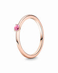 Pandora Rose ring met roze kristal 189259C03, exclusief en kwalitatief hoogwaardig. Ontdek nu!