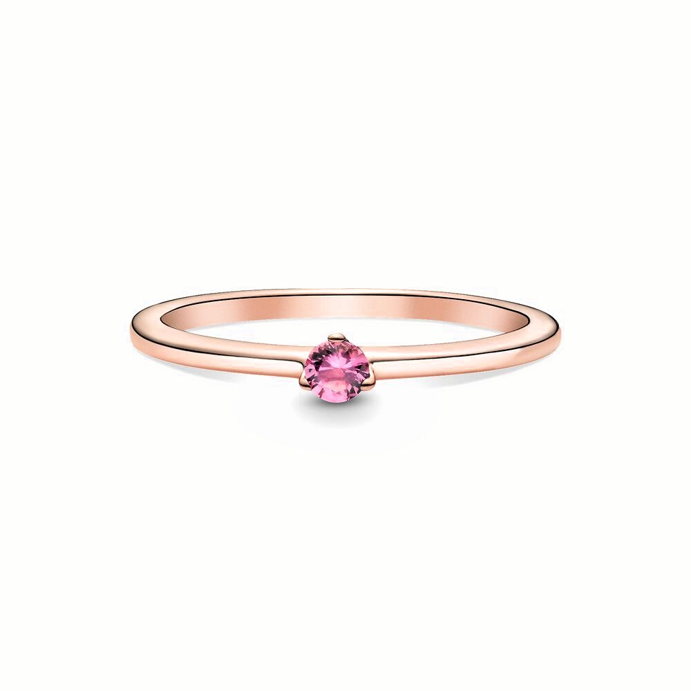 Pandora Rose ring met roze kristal 189259C03, exclusief en kwalitatief hoogwaardig. Ontdek nu!