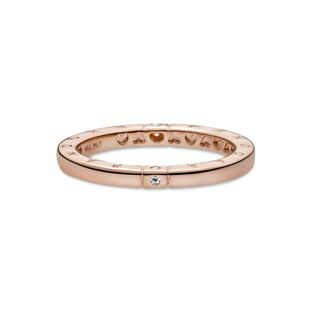 Pandora Logo &amp; Hearts Ring 189482C01, exclusief en kwalitatief hoogwaardig. Ontdek nu!