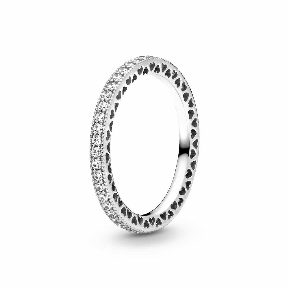 Pandora Sparkle &amp; Hearts Ring 190963CZ, exclusief en kwalitatief hoogwaardig. Ontdek nu!