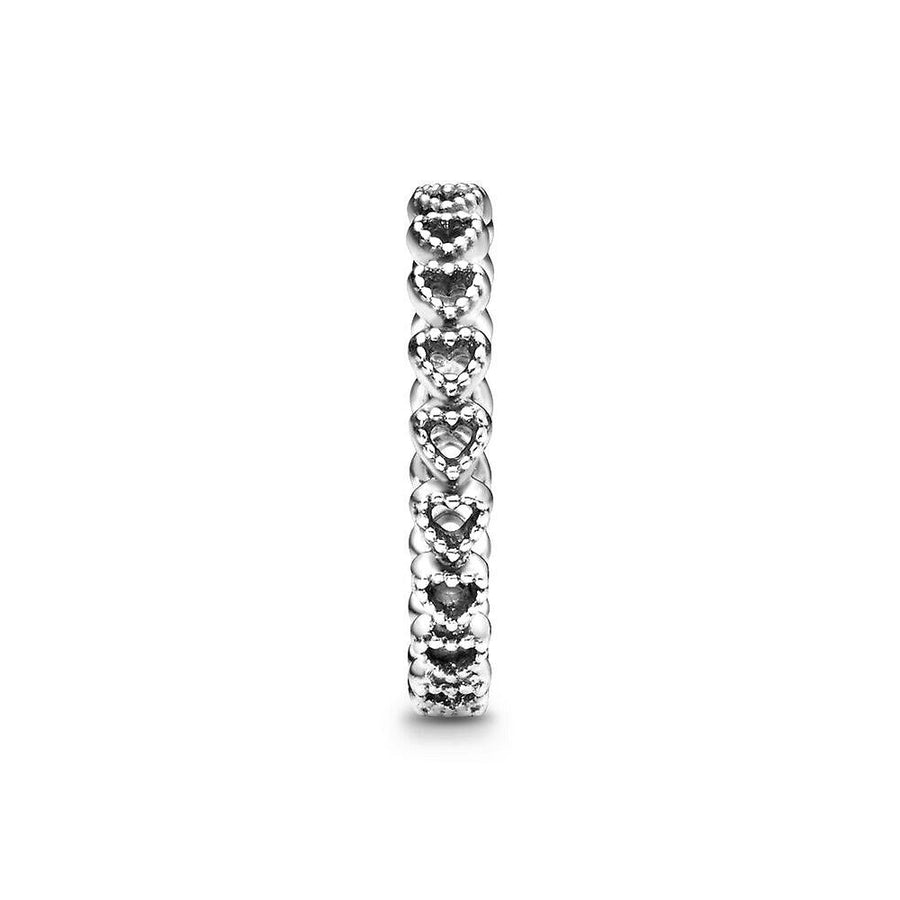 Pandora band of hearts cheap ring