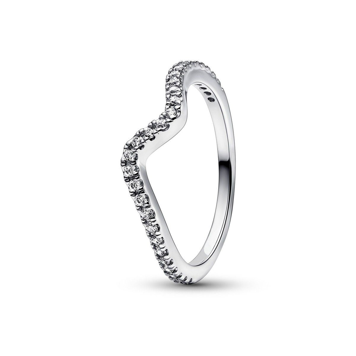 Pandora Sparkling Wave Ring 192539C01, exclusief en kwalitatief hoogwaardig. Ontdek nu!