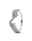 Pandora Sparkling Asymmetric Wave Ring 192543C01, exclusief en kwalitatief hoogwaardig. Ontdek nu!