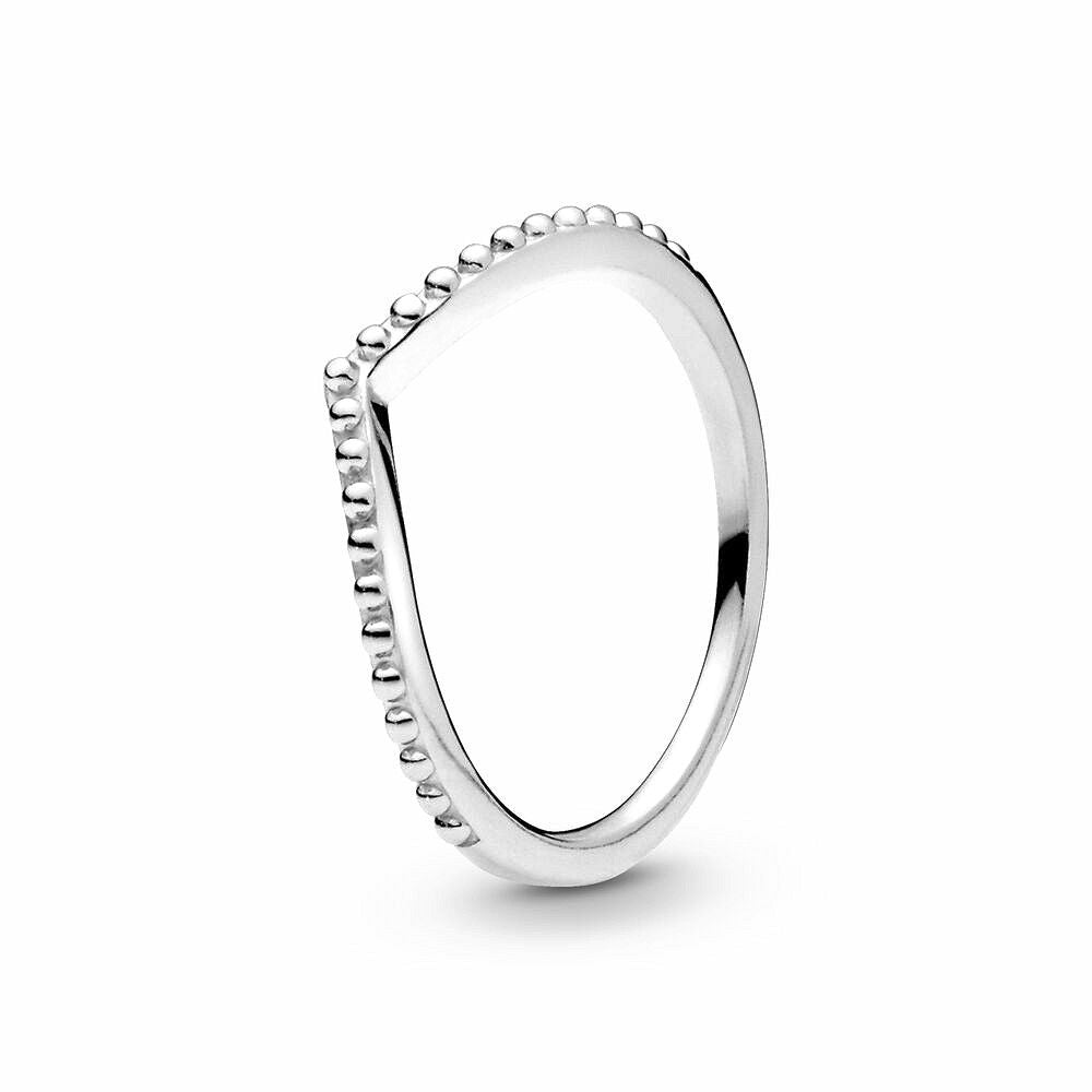 Pandora Met Kralen Bezette Wishbone Ring 196315, exclusief en kwalitatief hoogwaardig. Ontdek nu!