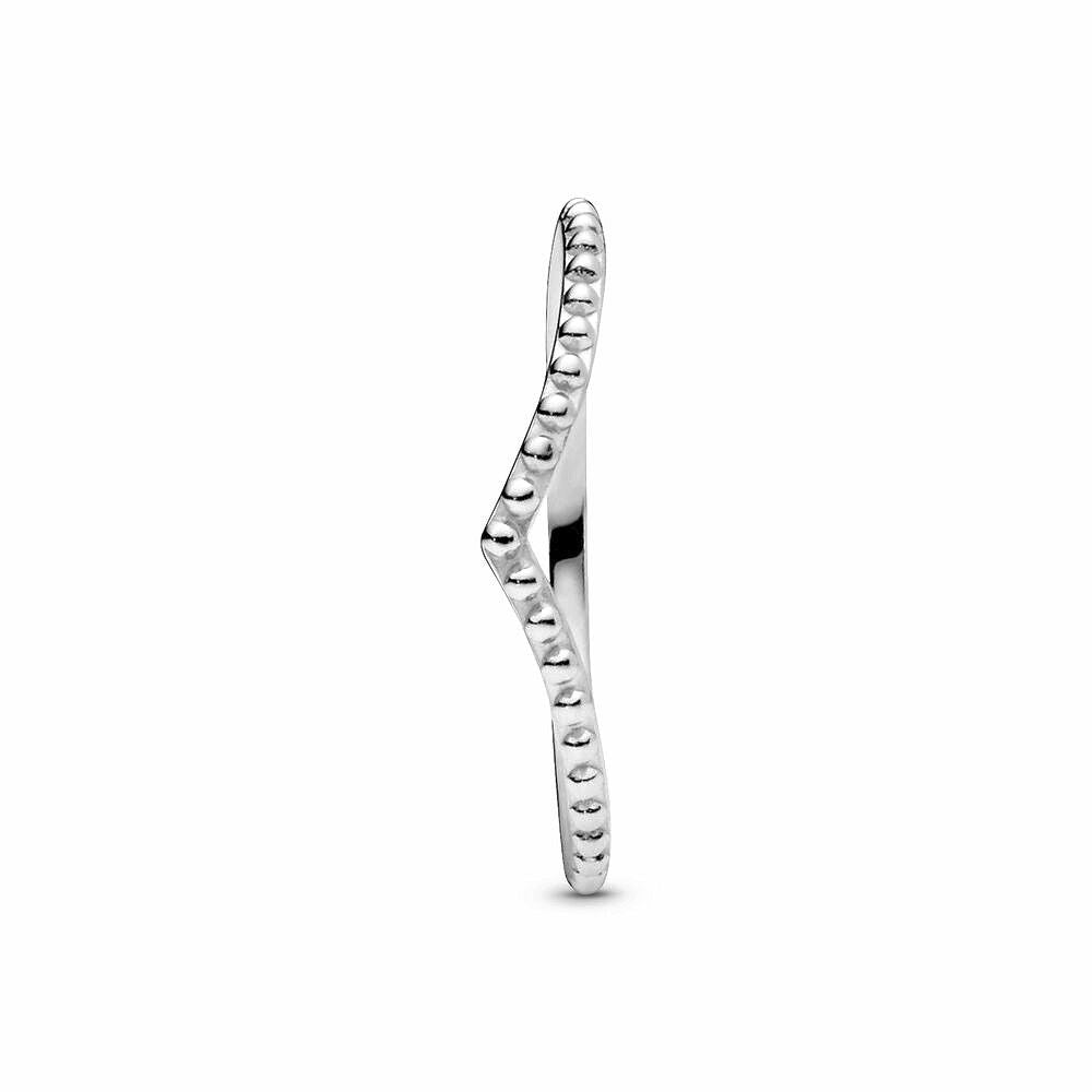 Pandora Met Kralen Bezette Wishbone Ring 196315, exclusief en kwalitatief hoogwaardig. Ontdek nu!