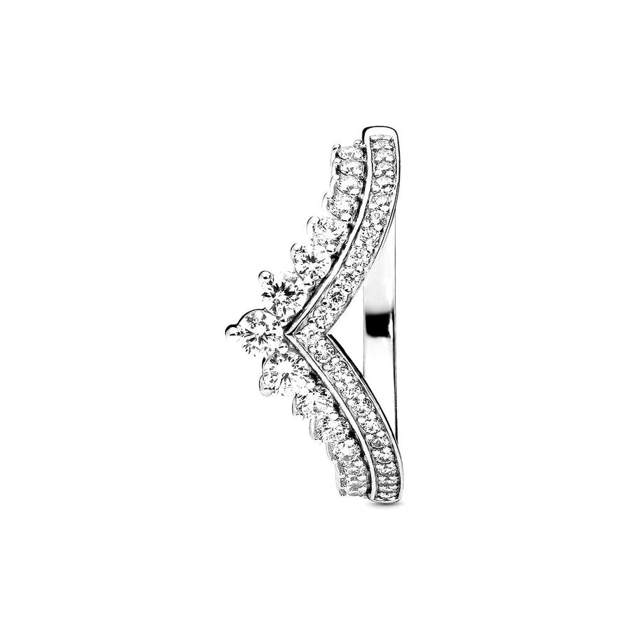 Pandora Prinses Wishbone Ring 197736CZ