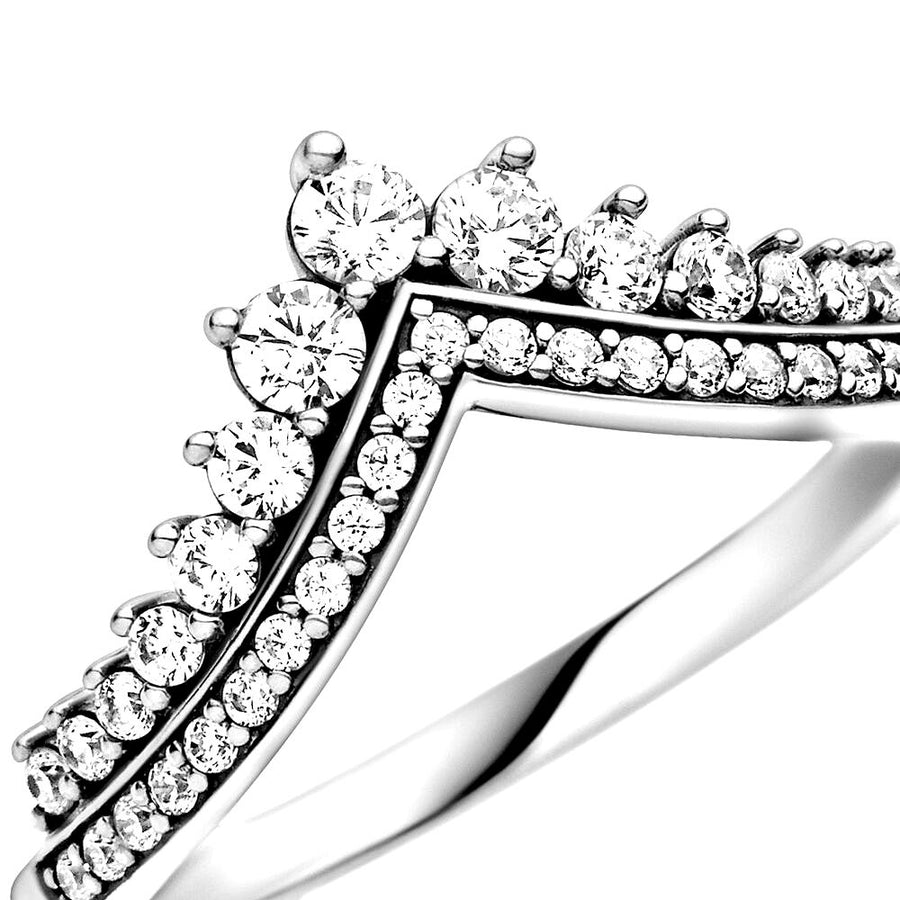 Pandora Prinses Wishbone Ring 197736CZ