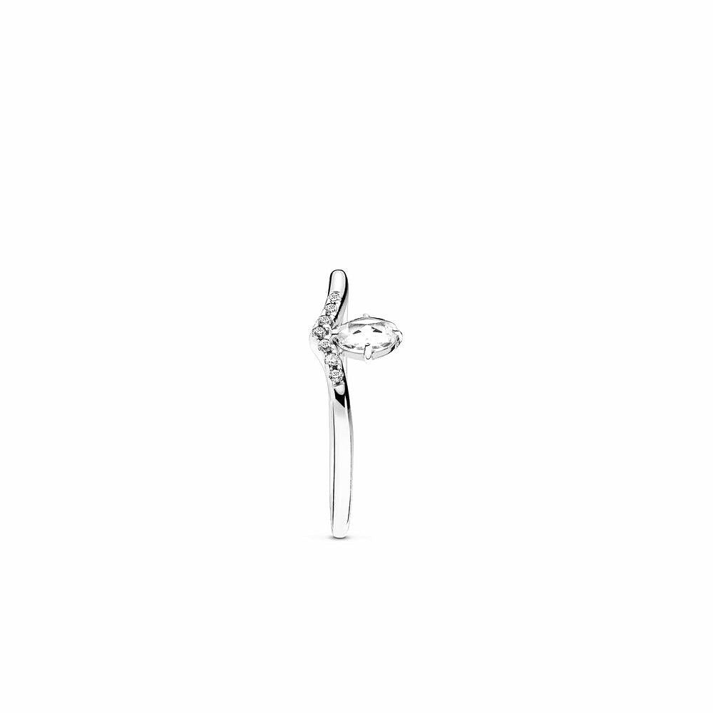 Pandora Klassieke Wishbone Ring 197790CZ, exclusief en kwalitatief hoogwaardig. Ontdek nu!