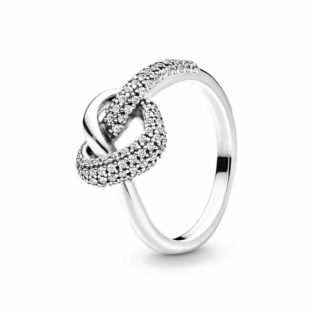 Pandora Geknoopt Hart Ring 198086CZ, exclusief en kwalitatief hoogwaardig. Ontdek nu!