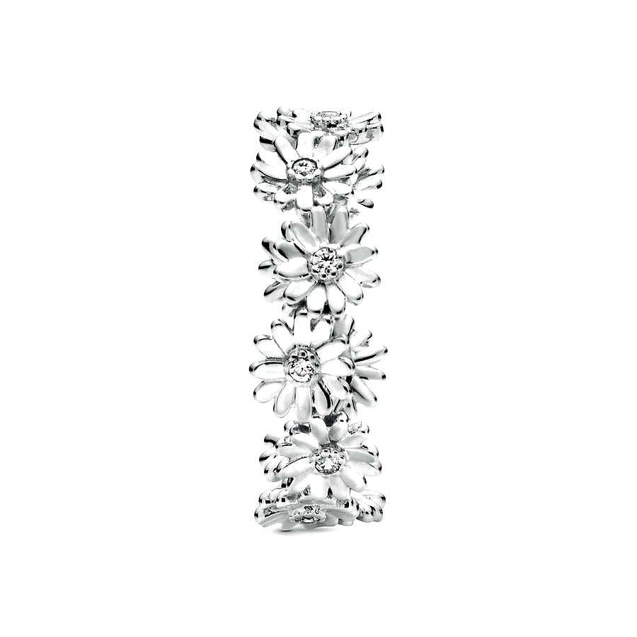 PANDORA Sprankelende Madeliefjes Kroonring 198799C01