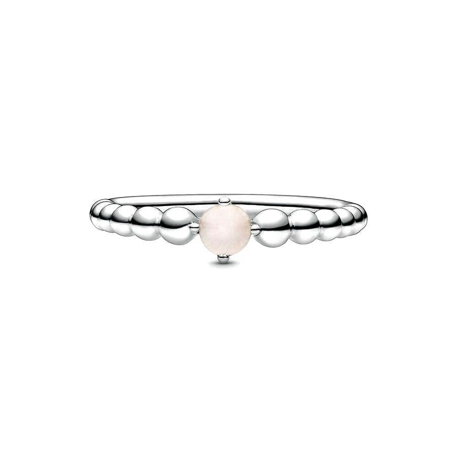 PANDORA Lichtroze Kralenring 198867C06