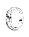 Pandora Ring Triple Band Pavé 199040C01, exclusief en kwalitatief hoogwaardig. Ontdek nu!
