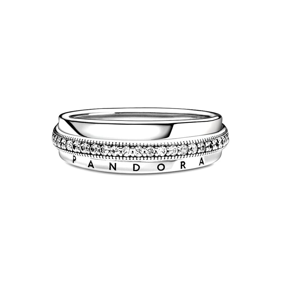 Pandora Ring Triple Band Pavé 199040C01, exclusief en kwalitatief hoogwaardig. Ontdek nu!