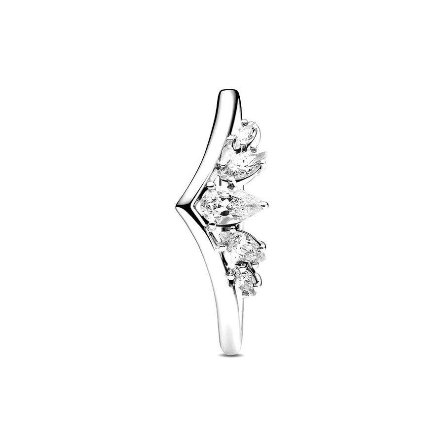 Pandora Glinsterende Peer & Marquise Wishbone-ring 199109C01