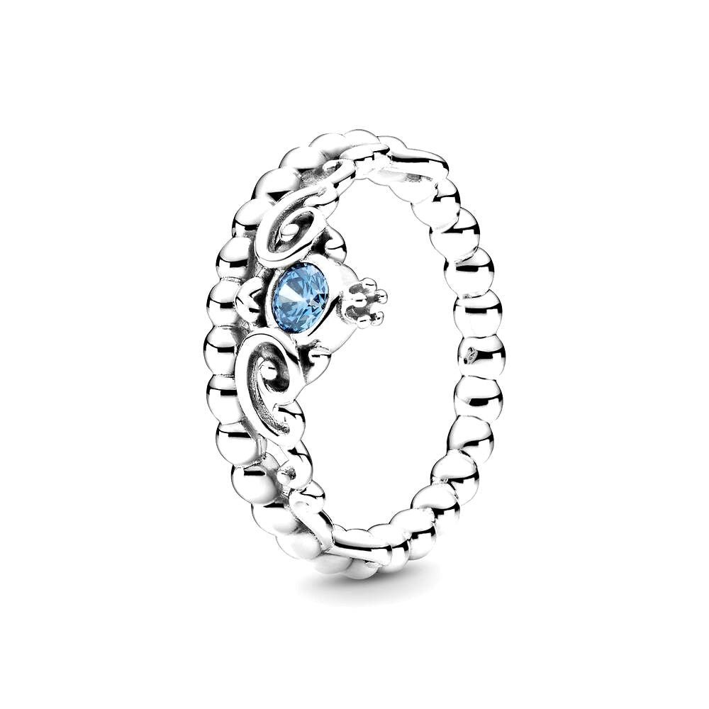 Pandora Ring Disney Cinderella Blue Tiara 199191C01, exclusief en kwalitatief hoogwaardig. Ontdek nu!