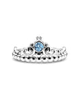 Pandora Ring Disney Cinderella Blue Tiara 199191C01, exclusief en kwalitatief hoogwaardig. Ontdek nu!