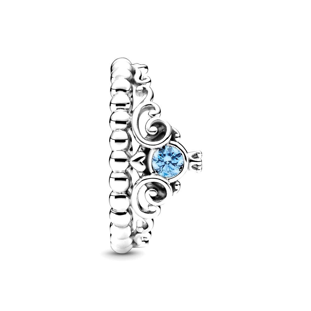 Pandora Ring Disney Cinderella Blue Tiara 199191C01, exclusief en kwalitatief hoogwaardig. Ontdek nu!