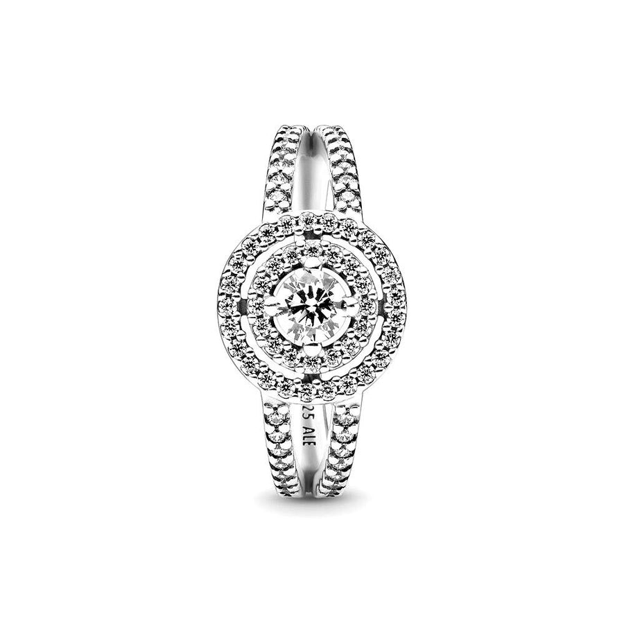 PANDORA Sparkling Double Halo Ring 199408C01