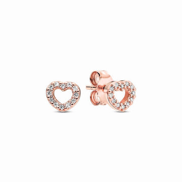 PANDORA Open Heart Oorknopjes 280528CZ