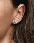 Pandora Sparkling Herbarium Cluster Stud Earrings 282407C01, exclusief en kwalitatief hoogwaardig. Ontdek nu!