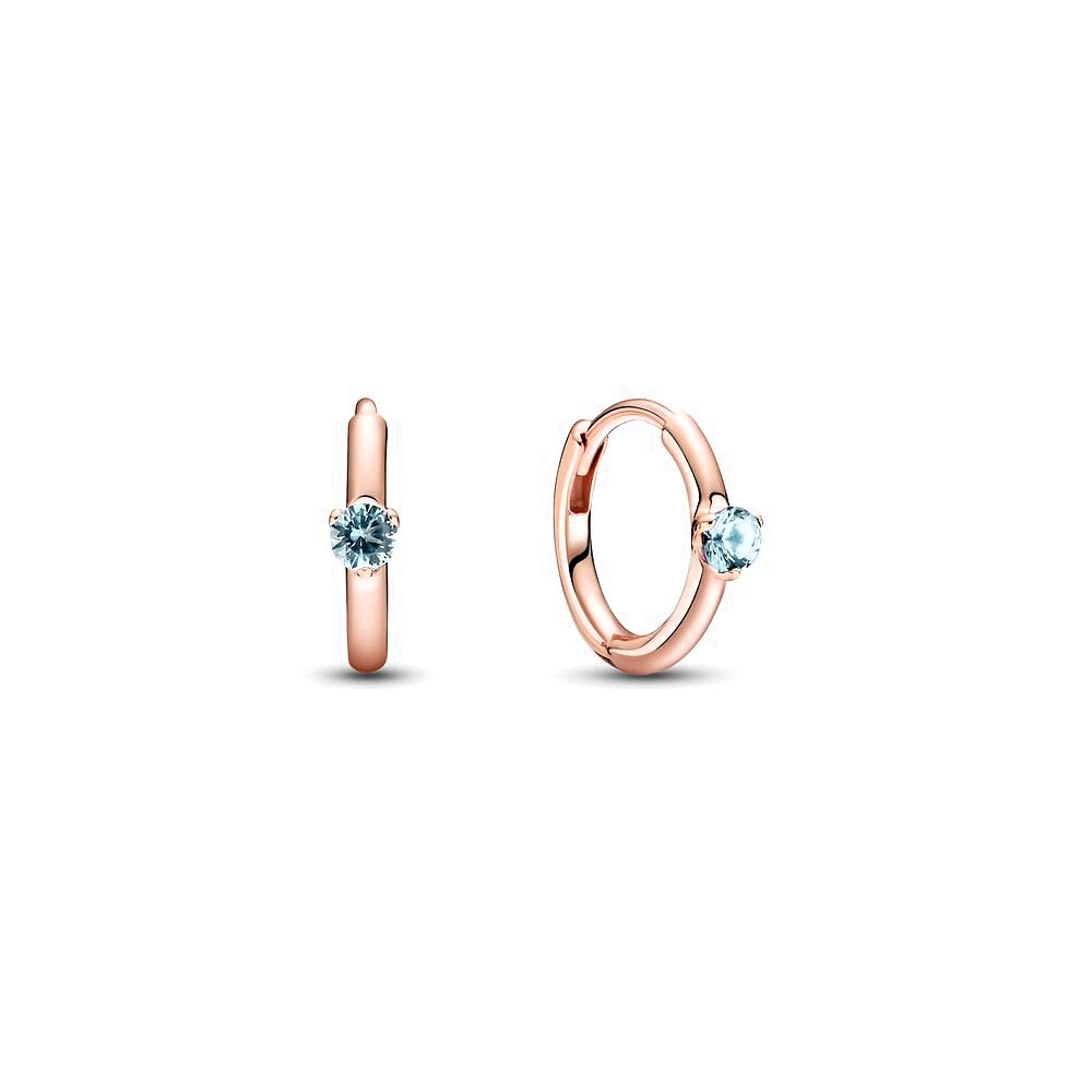 Pandora Light Blue Solitaire Huggie oorringen 289304C02, exclusief en kwalitatief hoogwaardig. Ontdek nu!