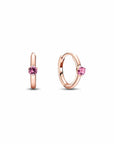 Pandora Pink Solitaire Huggie oorringen 289304C03, exclusief en kwalitatief hoogwaardig. Ontdek nu!