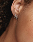 Pandora Crescent Moon & Stars Beaded Hoop Earrings 299152C01, exclusief en kwalitatief hoogwaardig. Ontdek nu!