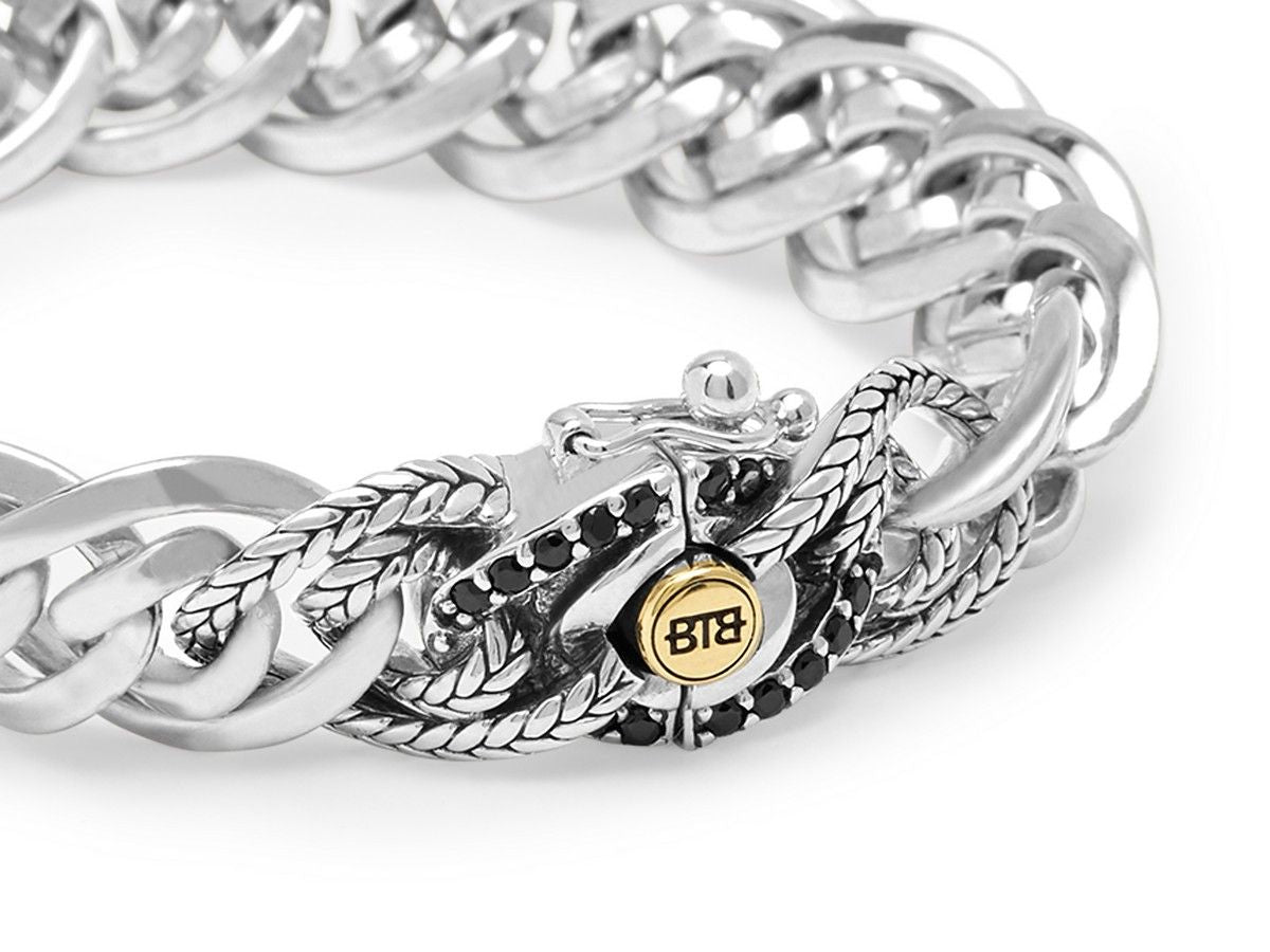 Buddha to Buddha Nathalie XS Black Spinel Limited armband J850 Silver Gold 14kt, exclusief en kwalitatief hoogwaardig. Ontdek nu!