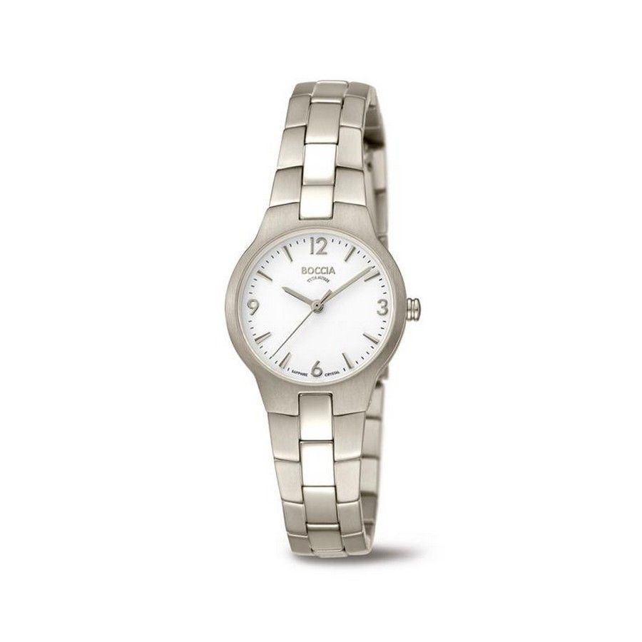 Boccia Titanium 3312-01 horloge - Titanium - Zilverkleurig - 28 mm, exclusief en kwalitatief hoogwaardig. Ontdek nu!