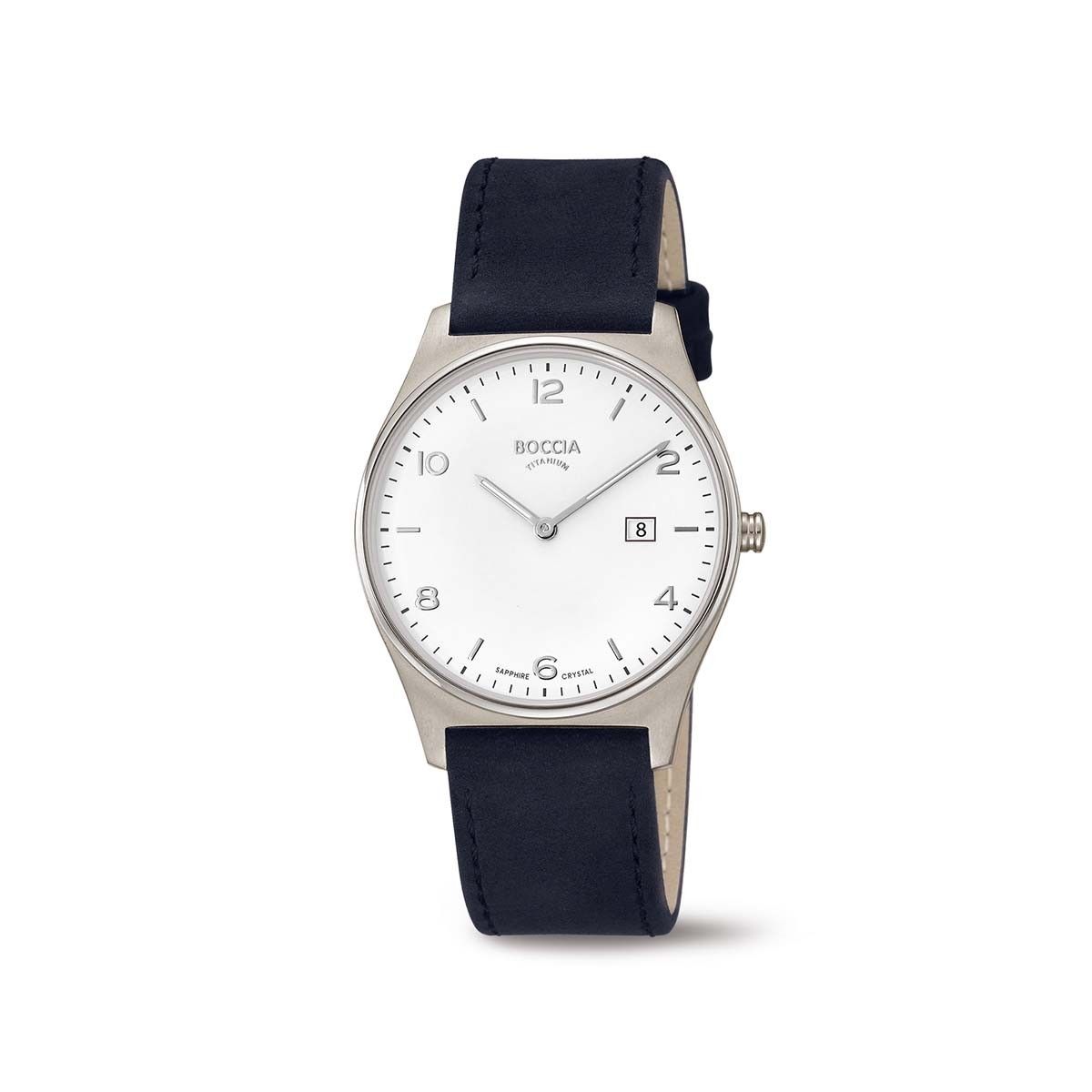 Boccia Titanium 3655-01 Heren Horloge 38mm, exclusief en kwalitatief hoogwaardig. Ontdek nu!