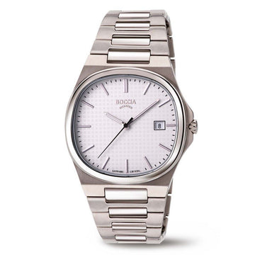 Boccia Titanium 3657-01 Heren Horloge 37 mm