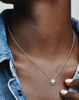 Pandora Rectangular Sparkling Halo ketting 392388C01, exclusief en kwalitatief hoogwaardig. Ontdek nu!
