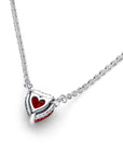 Pandora Sparkling Heart Halo Pendant ketting 392542C01, exclusief en kwalitatief hoogwaardig. Ontdek nu!